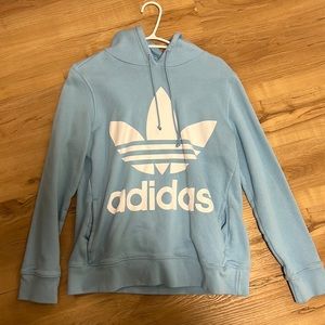 Adidas size m baby blue sweater